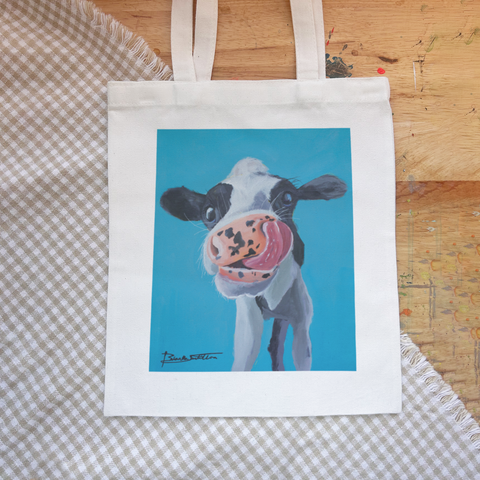 Beso Vintage Print Tote Bag