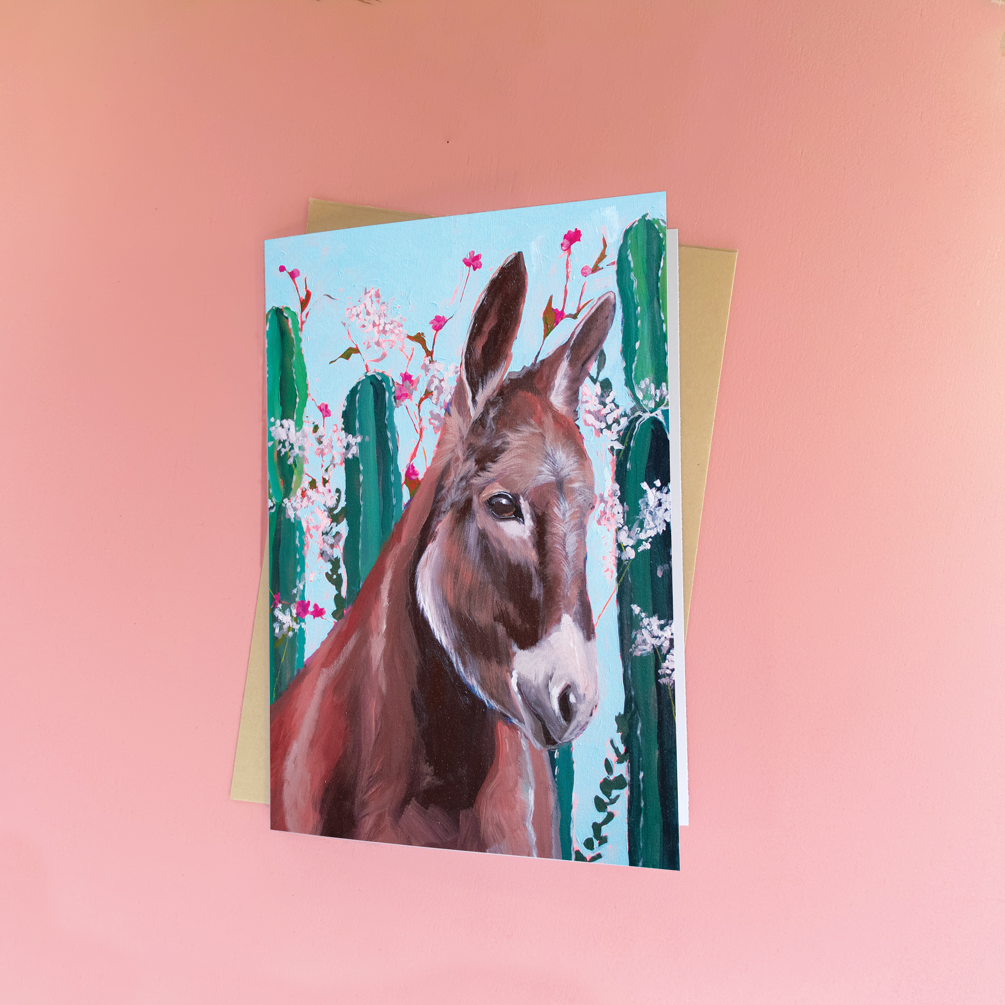 Burro Greeting Card