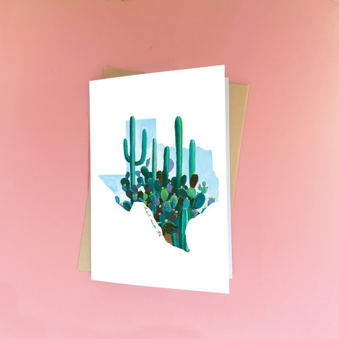 Texas Garden Greeting Card