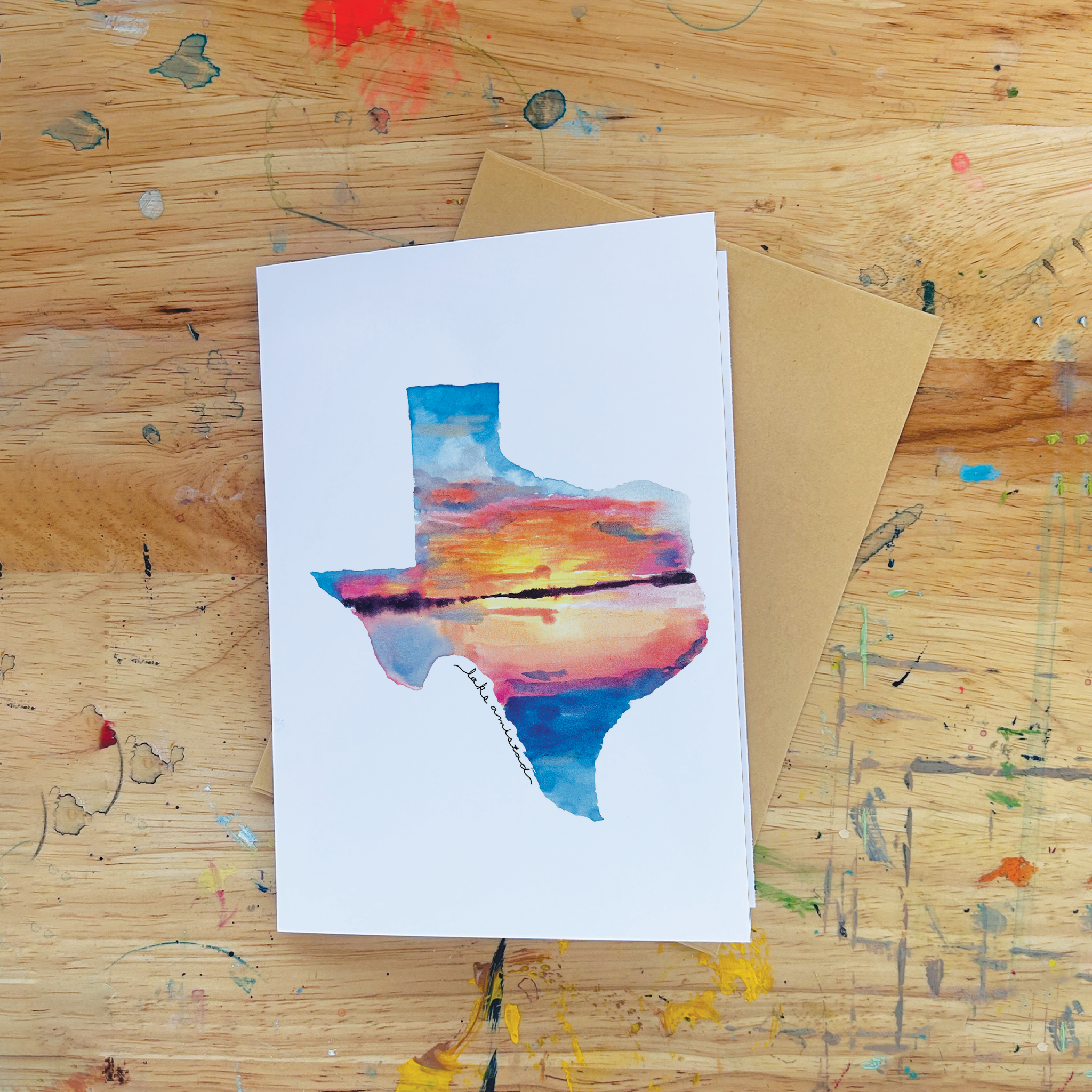 Lake Amistad Greeting Card