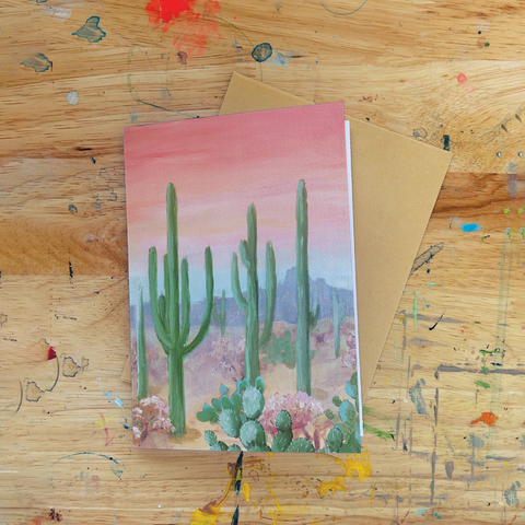 Muted Desert Greeting Card