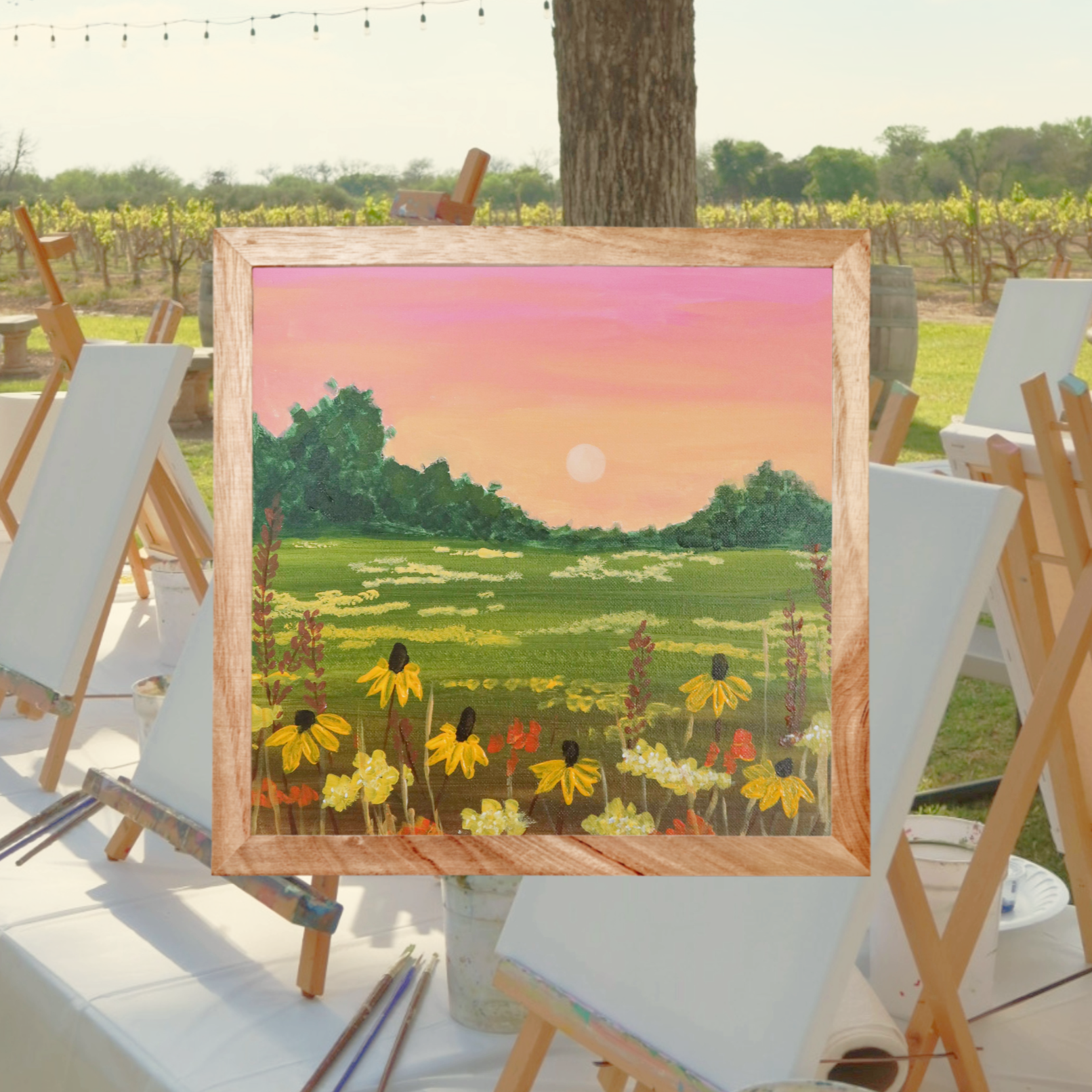Paint and Sip at Val Verde Winery
