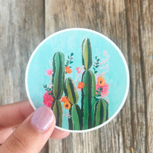 Cactus Bouquet Sticker