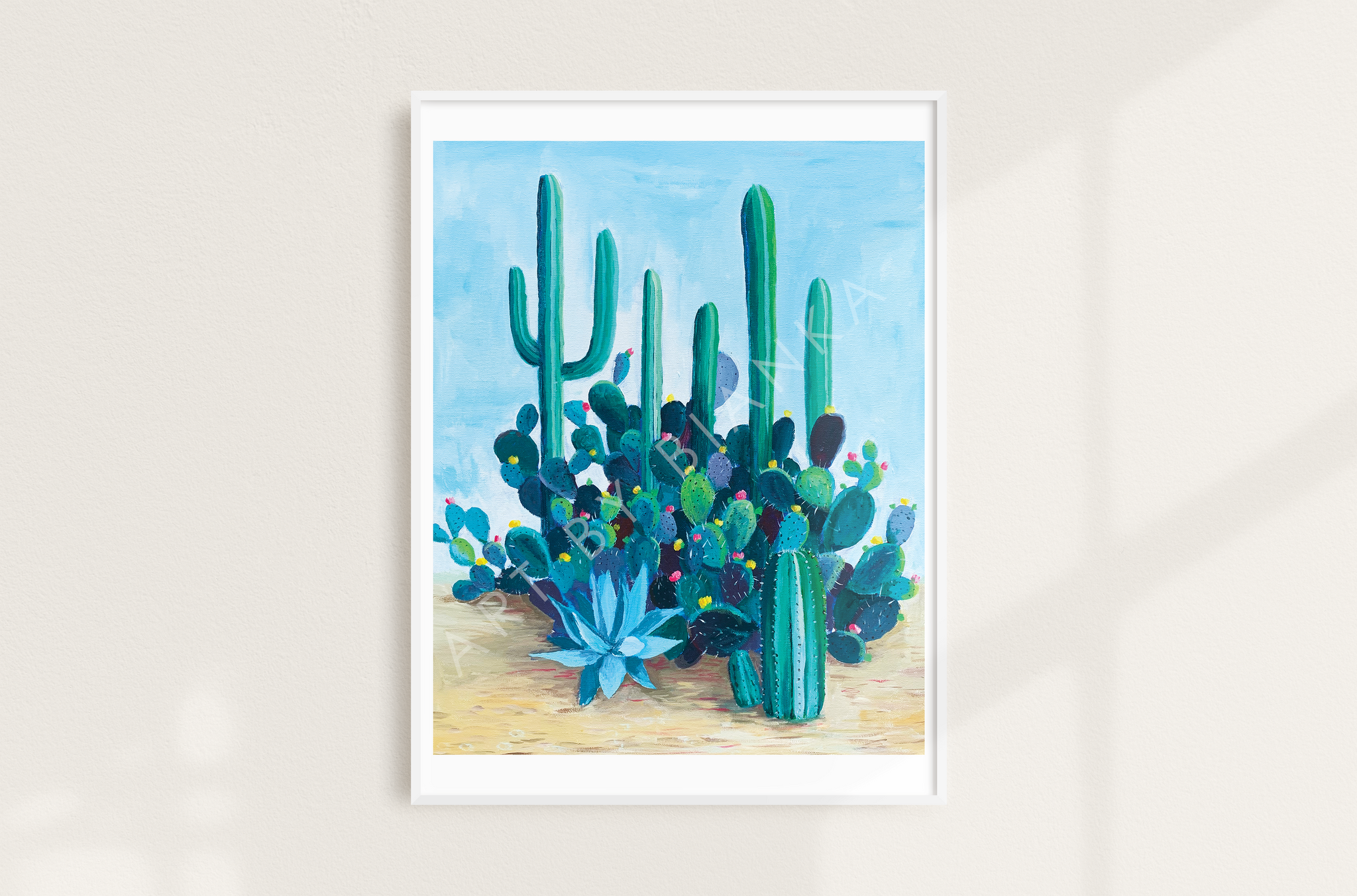 Cactus Garden Print