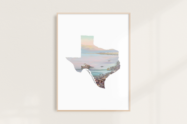 Opalescent Lake Amistad Print