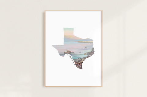 Opalescent Lake Amistad Print