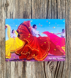 Sol del rio Mural Post Card