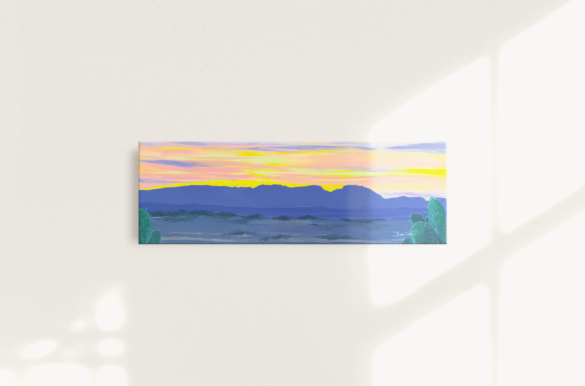 Sleeping Lady Landscape Canvas Print